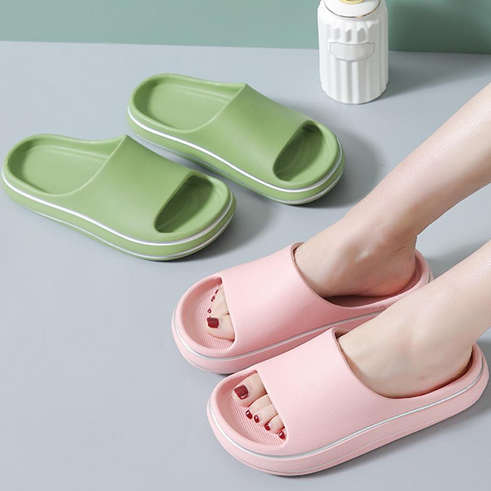 Women Men Pillow Slippers EVA Thick Sole Cloud Slides Non-slip Cloud Slippers Shower Slippers for Indoor and Outdoor