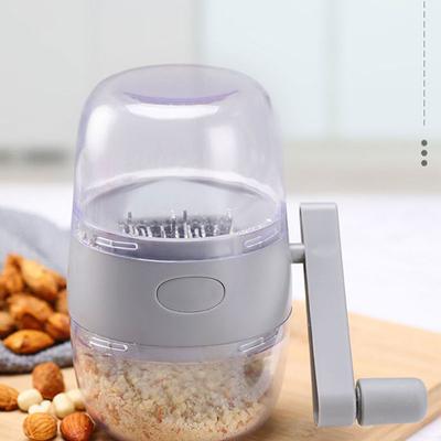 Great Nut Grinder  Food Grade Garlic Chopper  Hand-Crank Food Shredder Nuts Walnut Masher  Multifunctional Dried Fruit Crusher