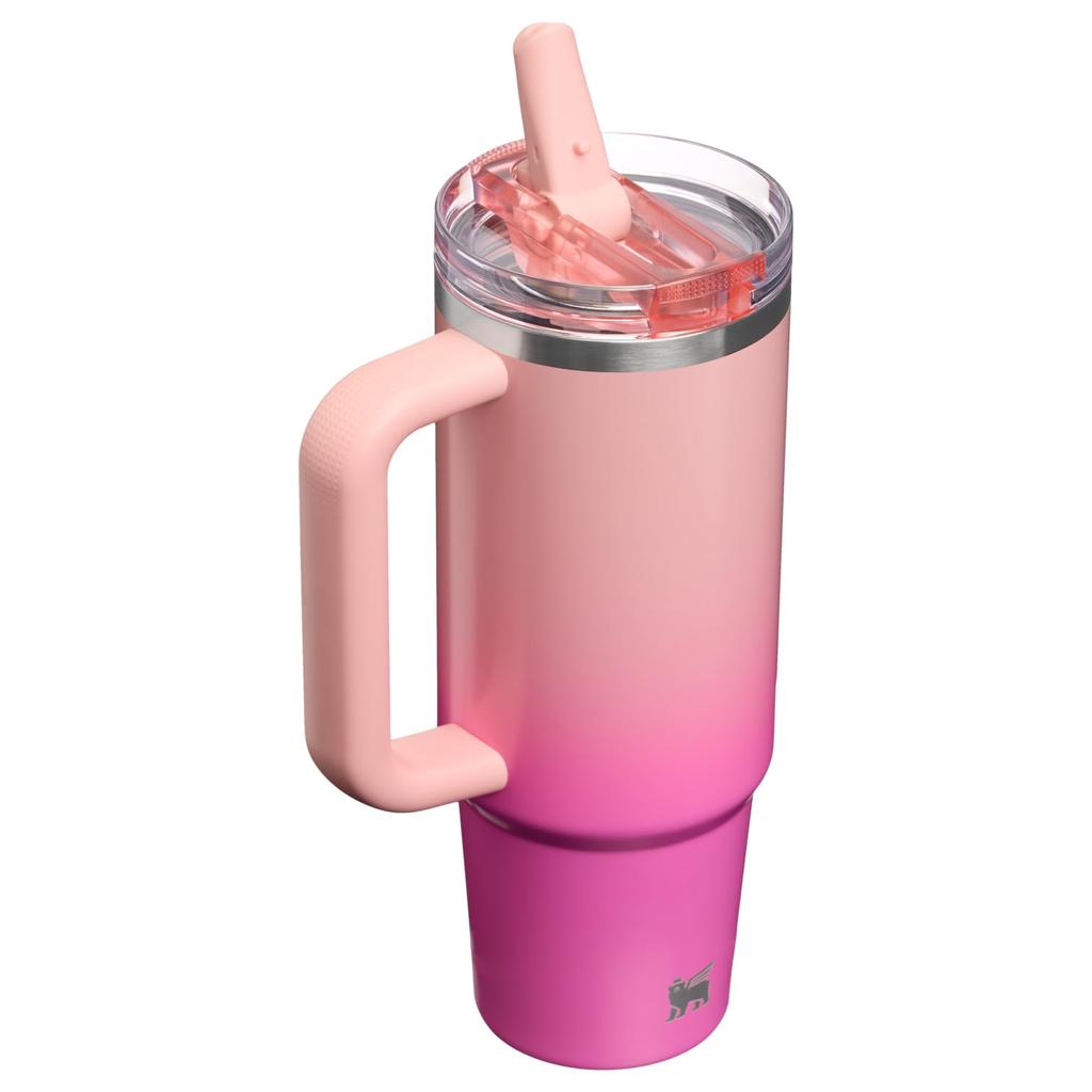 Stanley 1913 Quencher Pro Tour Flip Straw Vacuum Insulated Sorbet 30 oz L Tumbler, Gradient, / 0.89