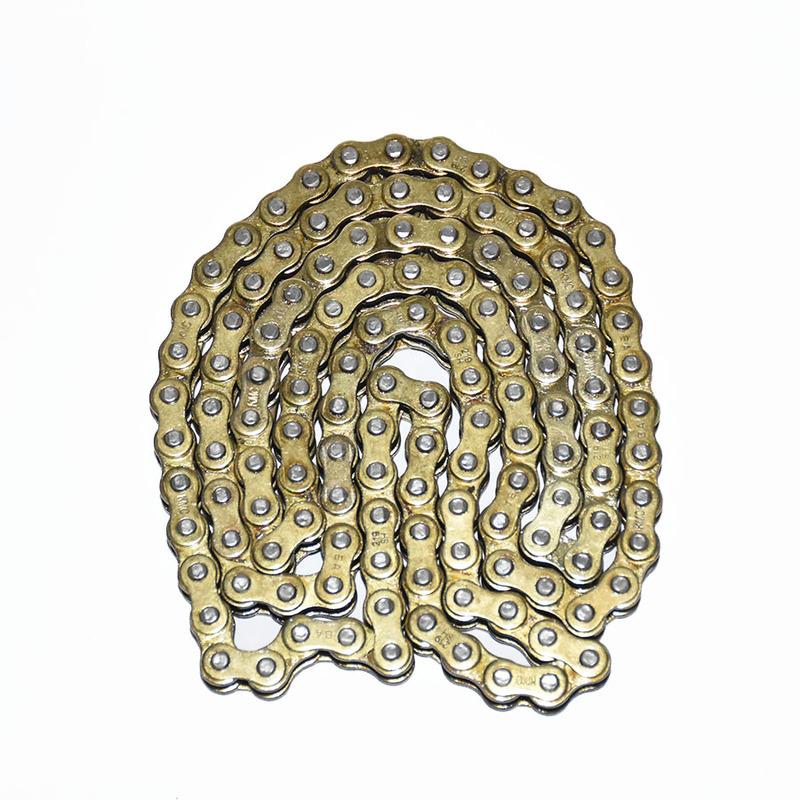 Original Gold KMC 219 219H 108 110 112 114 116 126 Links Motorcycle Driving Chain for Pit bike Dirt bike Go kart ATV MOTORCYCLE 86 Links