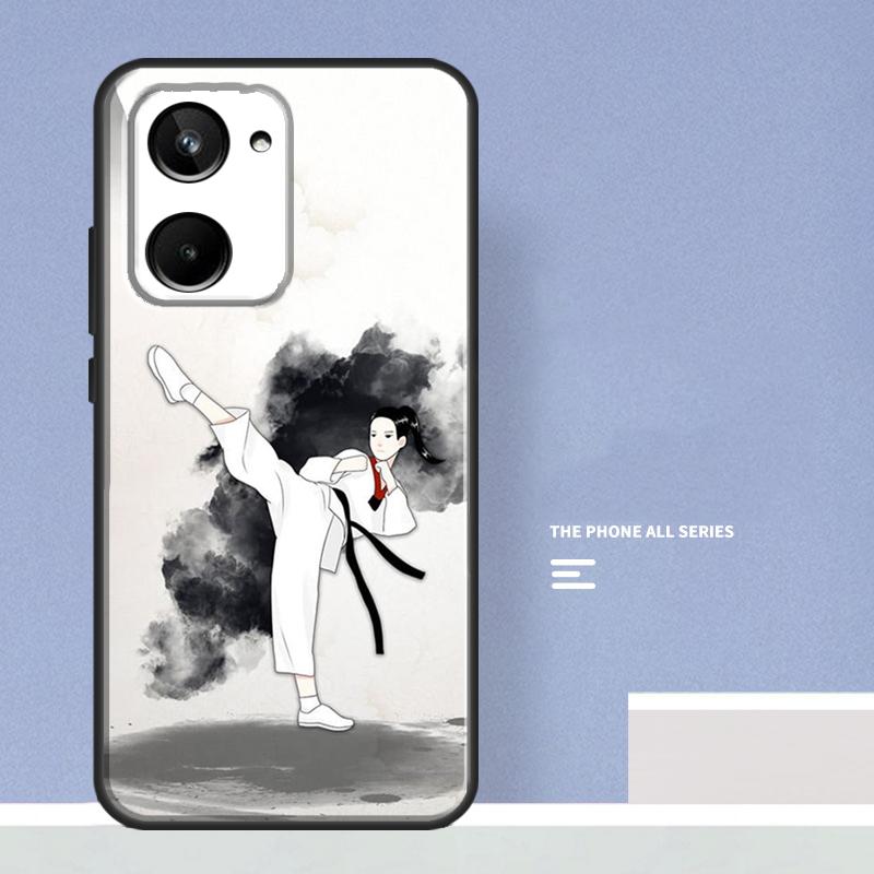 

Kung Fu Taekwondo Karate Case For Realme GT Neo 5 2 3 GT3 8 9 10 Pro Plus C11 C15 C21 C30 C31 C35 C33 C55 C25s C21Y Realme C35