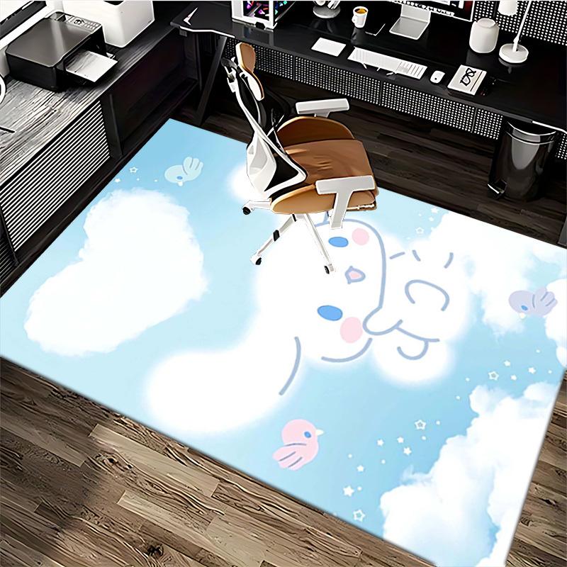 Anime Cartoon Design Chair Mat - Non-Slip Carpet for Office Chairs, Home Decor, Living Room, Bedroom, Game Room & Dormitory (Seasonal Gift).E020