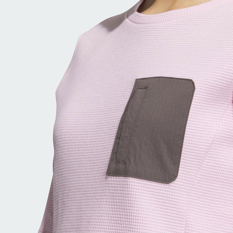 adidas City Escape Long Sleeve Sweatshirt Women Tops Pink JE8579