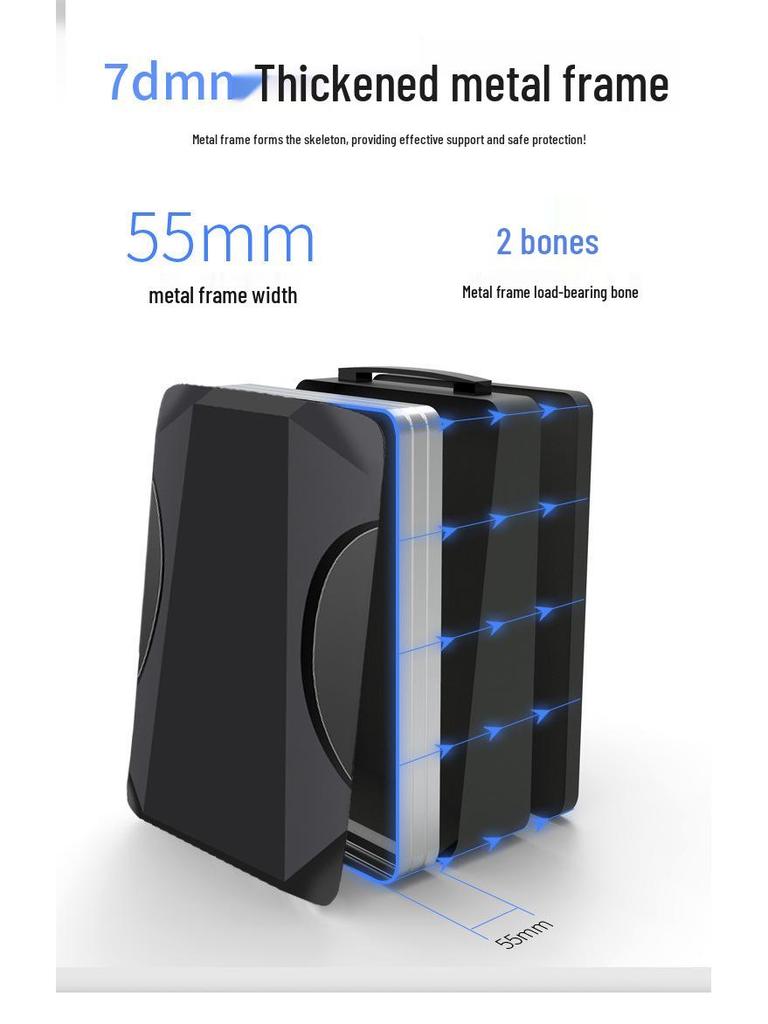 Men's Water-resistant Hard Shell Laptop Backpack for Business, Casual, or College Use
