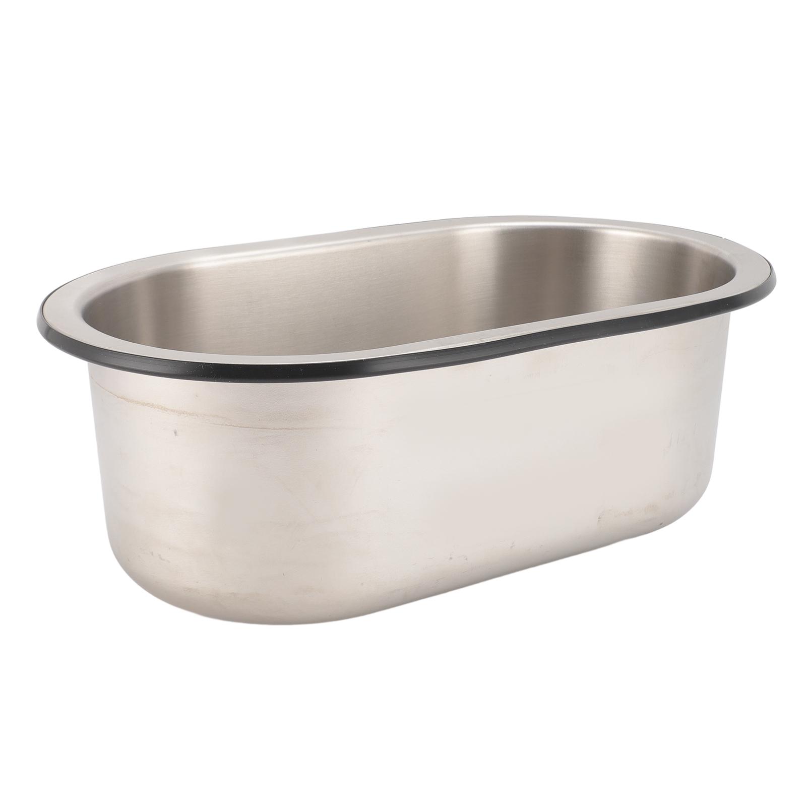 304 Stainless Steel Bar Sink Oval