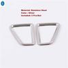 Stainless Steel Car Dashboard Air AC Conditioning Vent Outlet Frame Cover Trim Accessories Interior For Skoda Kodiaq 2017 -