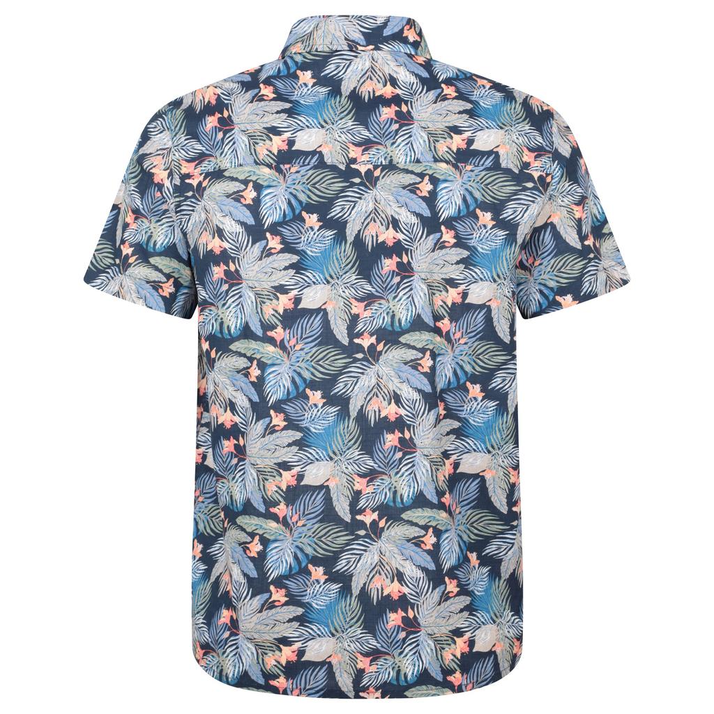 Mountain Warehouse Men's Tropical Floral Short-Sleeved Shirt