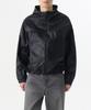 Musinsa Standard Glossy Crease Windbreaker Jacket [Black]