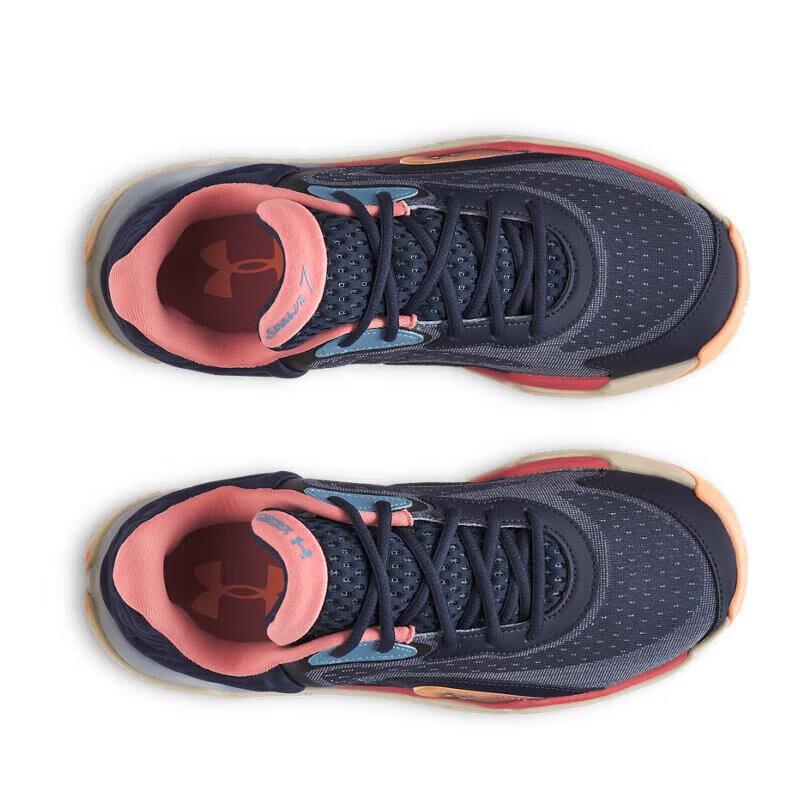 Under Armour Spawn 7 Blue Calm Sun Kiss Men Sneakers Washed-Navy 3028461-453