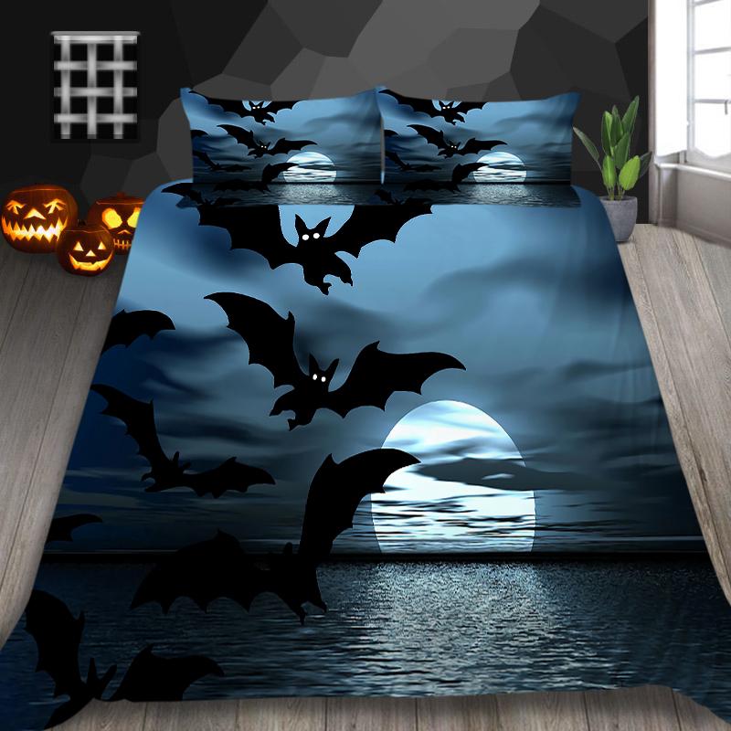 Beding Set Halloween Home Textiles Unique Design Quilt Cover Teen Children King Size Bedding Soft Duvet Cover