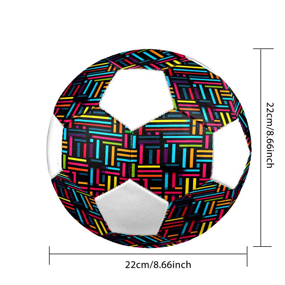 1pc Colorful Lightweight PVC Training Soccer Ball, Size 5, Suitable for Indoor and Outdoor TrainingGift y60382