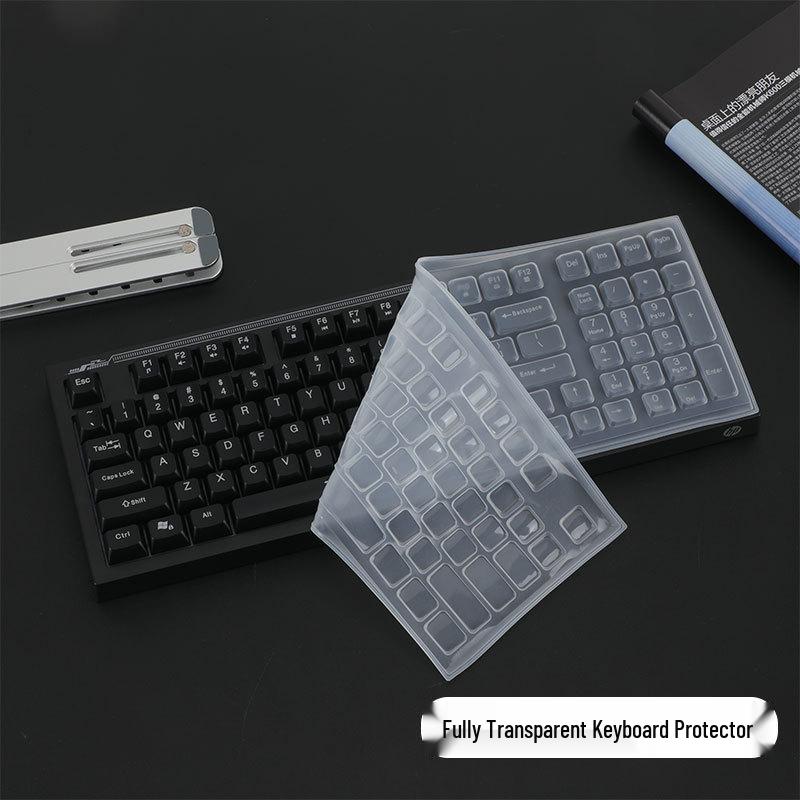 

HP K300 Keyboard Film: Durable Wired Keyboard Cover with Mechanical Key Feel and USB 98-Keycap Set HP K300