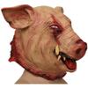 Funny Wild Boar Head Mask For Halloween Party Unique Latex Animal Costume Accessory