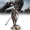 Elegant Metal Wukong Figurine For Artistic Home And Office Desk Decoration