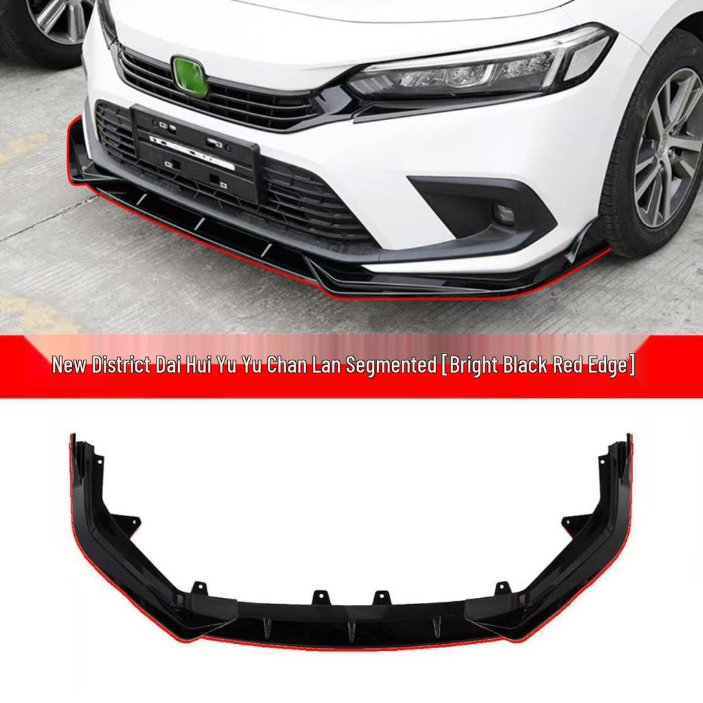 Non-Drill Front Lip & Side Skirts for 2022-2024 Civic (11th Gen)