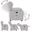 Massage Chair Cloud Gray Fabric