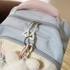 Color Block Junior High School Student Schoolbag Women's Large Capacity Travel Backpack Student Backpack