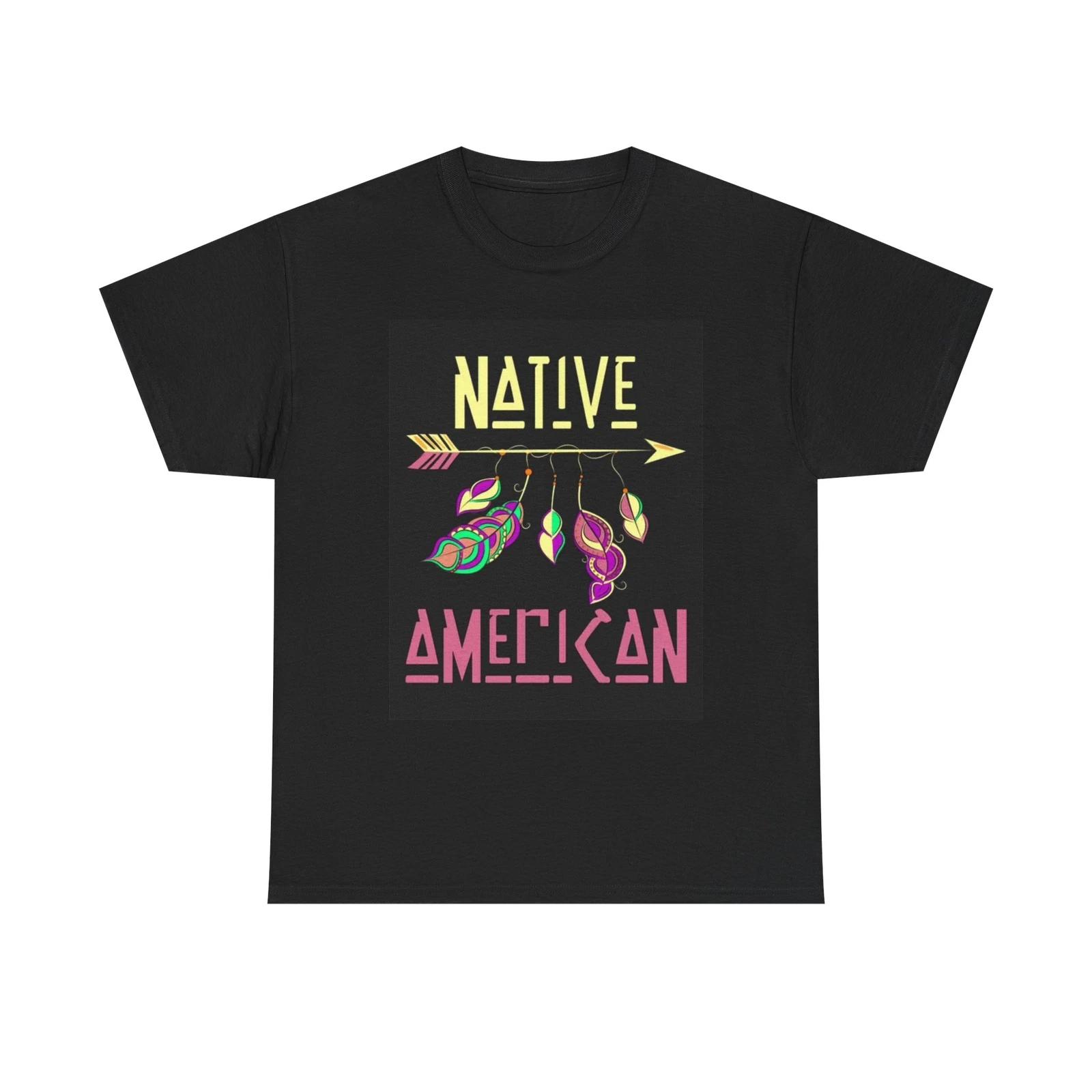 Men s and Women s T-shirts Native American Colorful Arrow Indian XXXXL