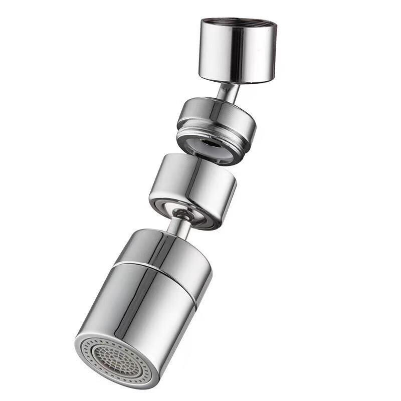 Schwenkbarer Wasserhahn-Belüfter aus Edelstahl