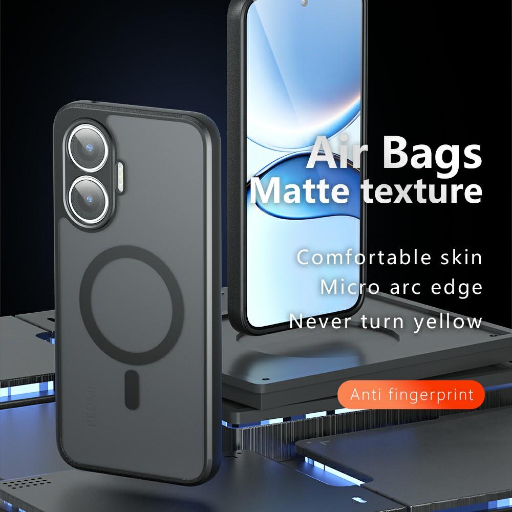 Matný kryt pro Xiaomi Redmi Turbo 4 Pro 5G/Poco F7 5G TPU+PC Skin Touch Kryt na telefon Kompatibilní s MagSafe