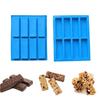 Rectangle Silicone Candy Mold DIY Silicone Ice Cube Tray Granola Bar Pan  for Baking Energy Bars