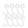Christmas Wreath Star Hooks for Christmas Tree Hanging Pendant Ornament Metal Star Decorations Hook Xmas Home Decor