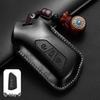 Leather Key Case for Volkswagen Models: T-Cross, Lavida, Lamando, Bora, Tiguan, Sagitar, Polo, Magotan, Passat, Tharu