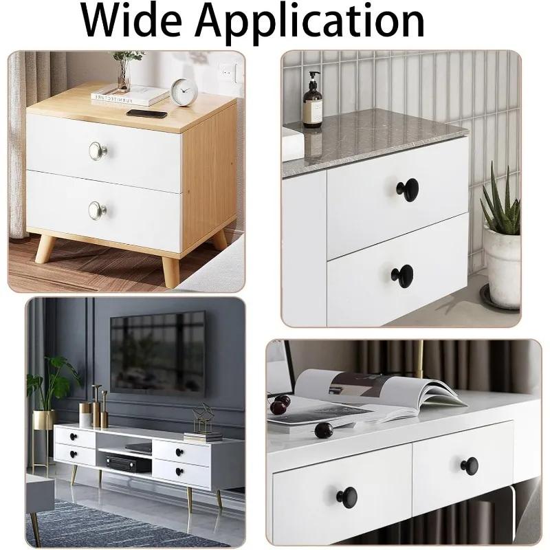 10/20 ks Nerezové úchytky na skříňku Americký styl Kuchyňské úchytky na dvířka skříněk Knoflíky na zásuvky Úchytka na nábytek Kování