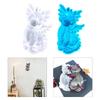 Cute Flying Dragon Shaped Silicone Molds DIY Epoxy Resin Molds Table Ornament Mould Candle Making Tool Easily To Clean