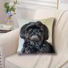 Chic Dog Cushion Covers Printed Bedroom Sofa Square Pillowcase Living Room Chair Pillow Covers Indoor Home Decor Gift