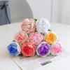 Handmade Woven Yarn Knitted Faux Flower Bouquet