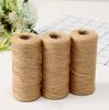 2Mm Cylindrical Hemp Rope 2 Strands Decorative Handmade Diy Gift Bundled Woven Natural Jute Hemp Rope Gift