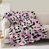 Skull Floral Blanket Gifts for Women Girls Mom Kids Adults Teen Birthday Christmas Valentine Presents Horror Theme Decor Home