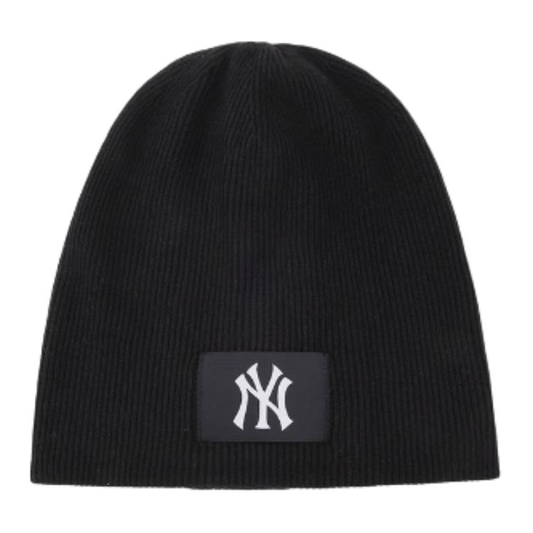 Акриловые шапки-бини MLB Унисекс Черные Модные 3ABNL0546 OS