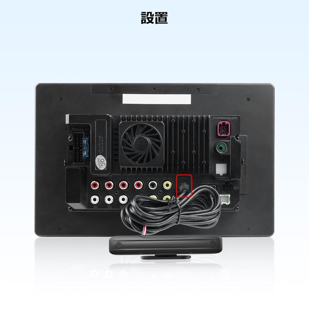 ATOTOZONE Vehicle Noise Cancelling Dual Microphone Clear Voice Commands and Stable Voice Silicone Exclusive for X10 Series Car Audio AC-MIC20 -