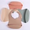 Waterproof Baby Bibs Baby Supplies CHILDREN'S Bibs Girls Boys Adjustable Soft Silicone Bibs Baby Feeding Supplies