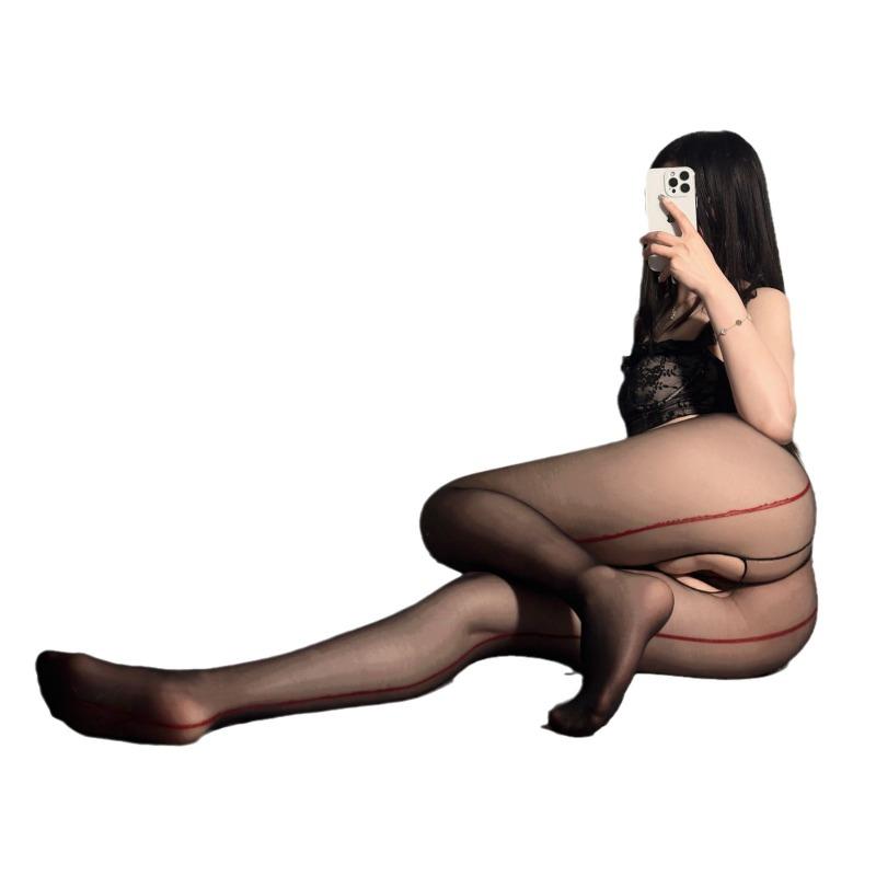 Lace lace sexy fishnet socks pure desire medium long bow knee socks thin fungus edge hollow socks women