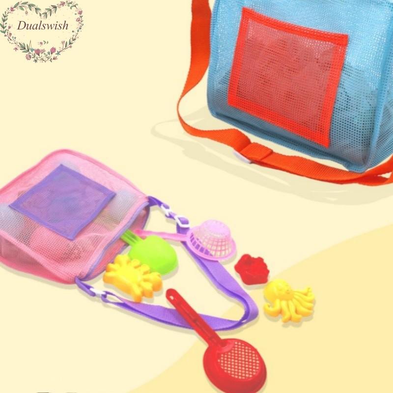Children's Beach Toy Storage Mesh Bag Swimming Pool Outdoor Travel Sports Children's Shell Bag Handbag Swimming Accessories