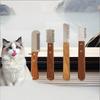Professional Pet Stripping Stainless Steel Wooden Handle Cat Dog Hair Shaving Plucking Comb Grooming Supply 3