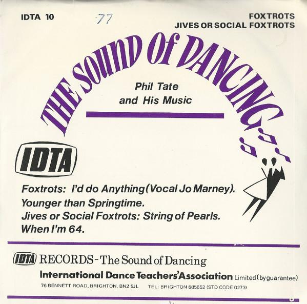 

7inch Record PHIL TATE & HIS MUSIC - Foxtrots / Jives IDTA10 IDTA 1970 US Pop Used