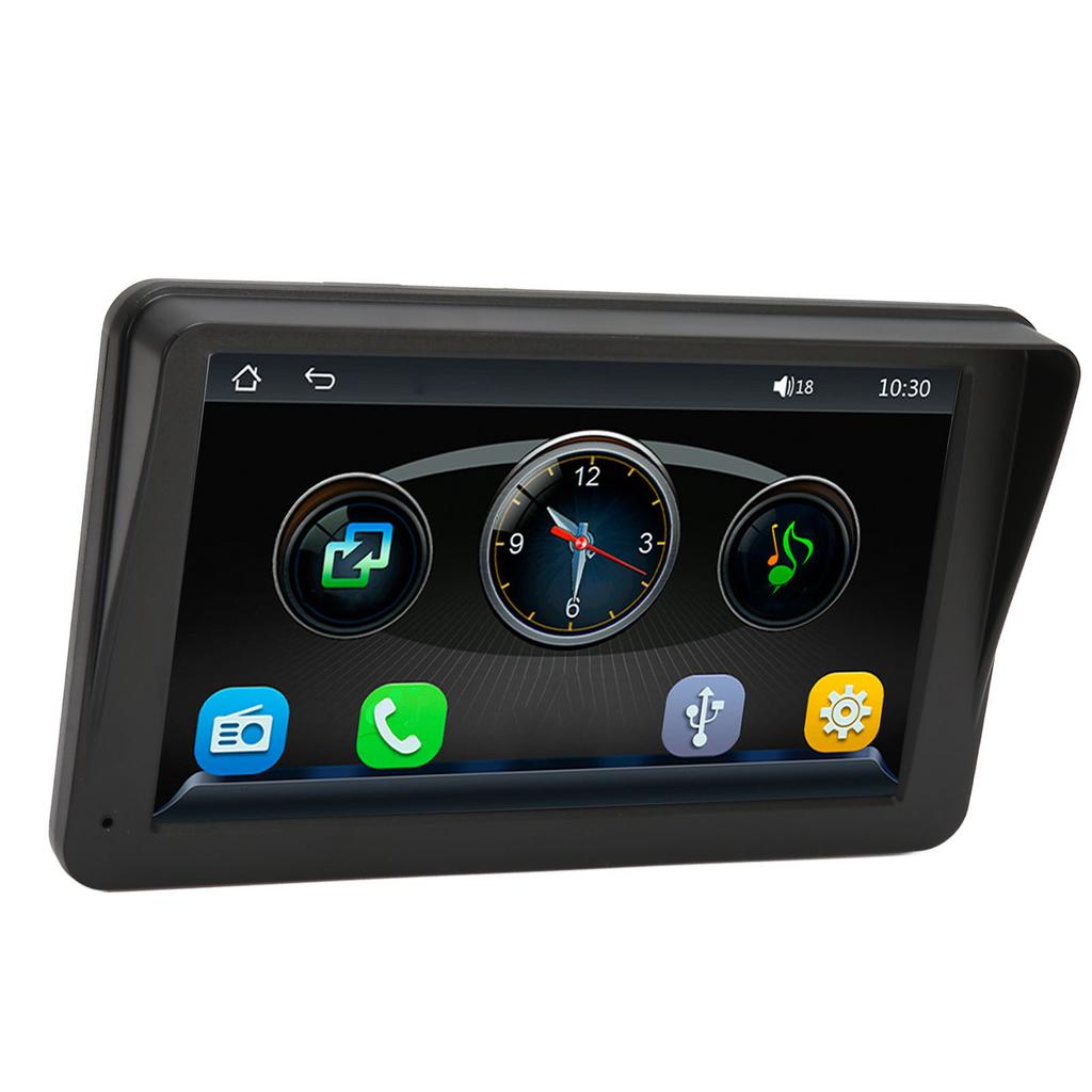 Car MP5 Player 7in Touch Screen Multimedia Player Multifunctional Car Stereo with Sun Visor LED
