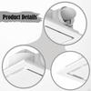 Exhaust Fan Mounting Opening 10x10 inch White Square Quiet Bathroom Automatic Backdraft Damper