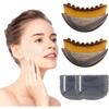 2-piece Set of Lymphatic Drainage Massager, Facial Contour Brush, Facial Dry Brush, Double Chin Reducer for Shaping, Deswelling, Detoxification and L