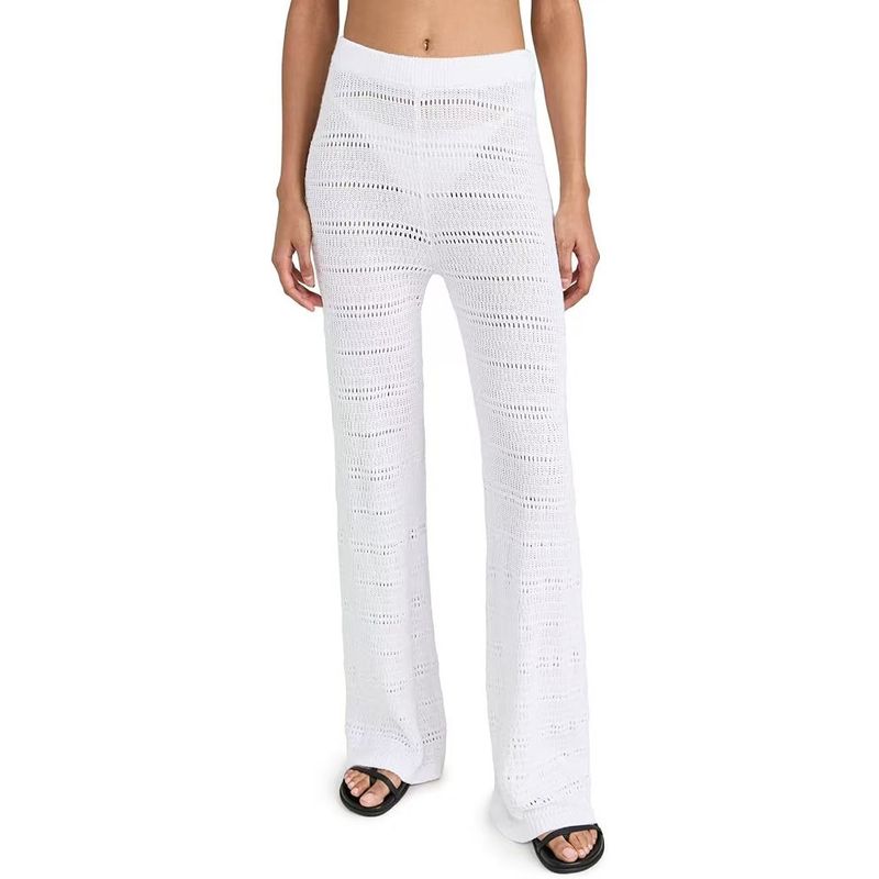 

American Style ~ L.SPA C.E Hollow Design Set Short sleeve Trousers Pants M