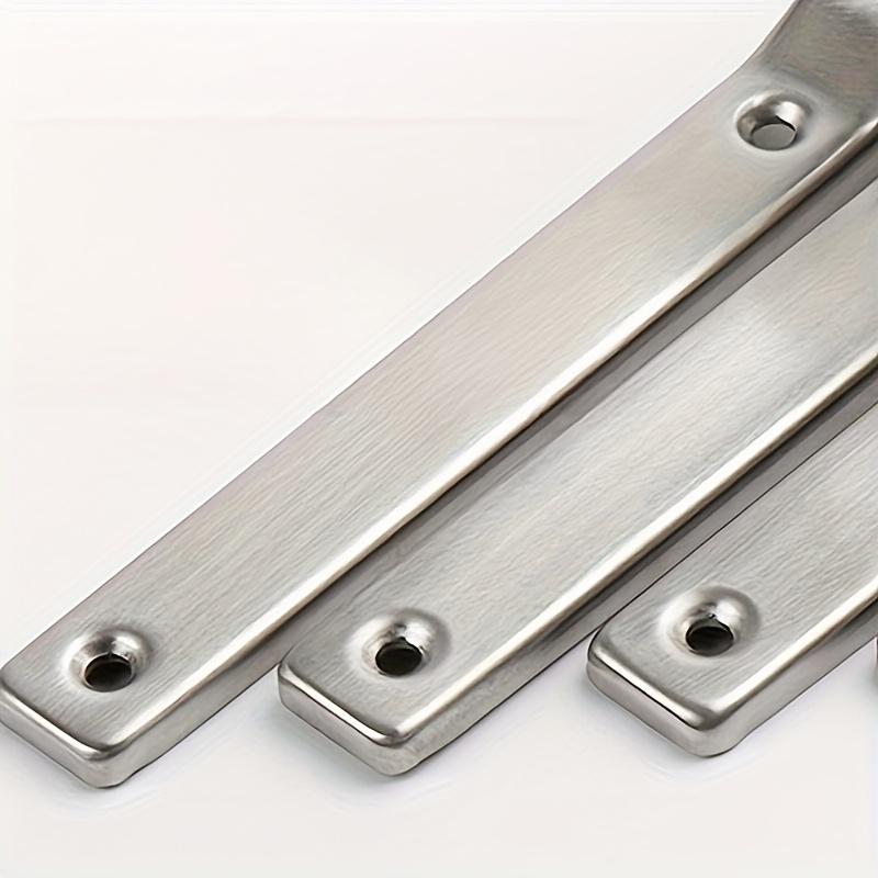 Vysoce odolné nerezové L-profily - Nástěnné, včetně šroubů, Montážní profily s pravým úhlem