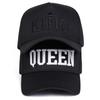 Unisex QUEEN KING Letter Embroidery Baseball Caps Spring and Autumn Outdoor Adjustable Casual Hats Sunscreen Hat Sports Cap