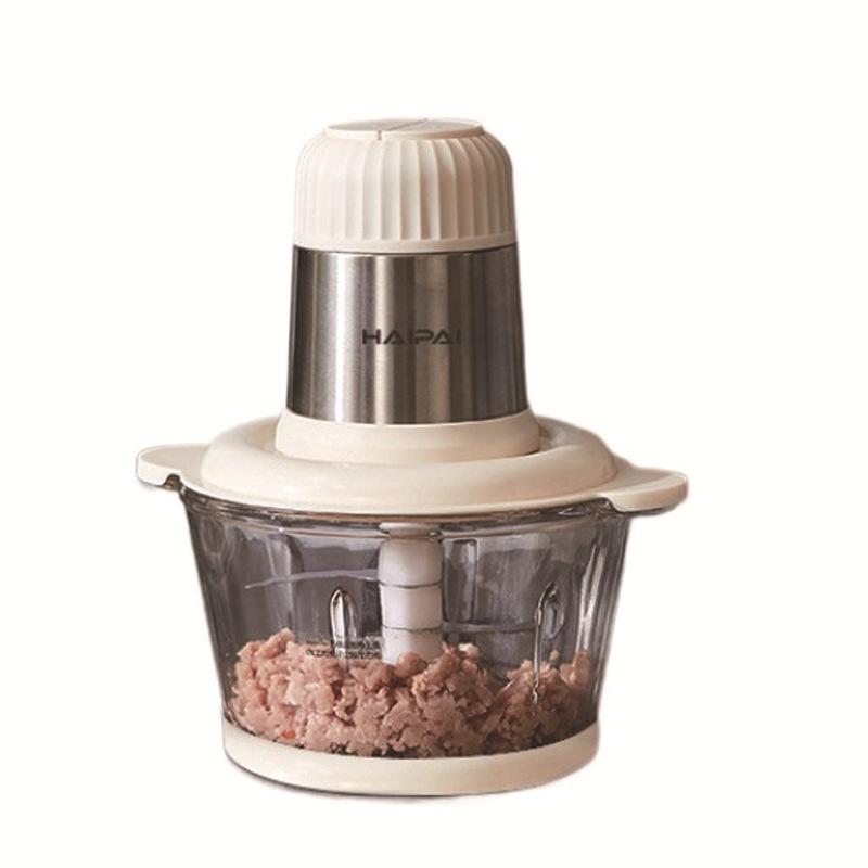 Electric 2-in-1 Meat Grinder & Food Processor - Multi-functional Mincer, Chopper & Garlic Paste Maker HP-JR01 белый