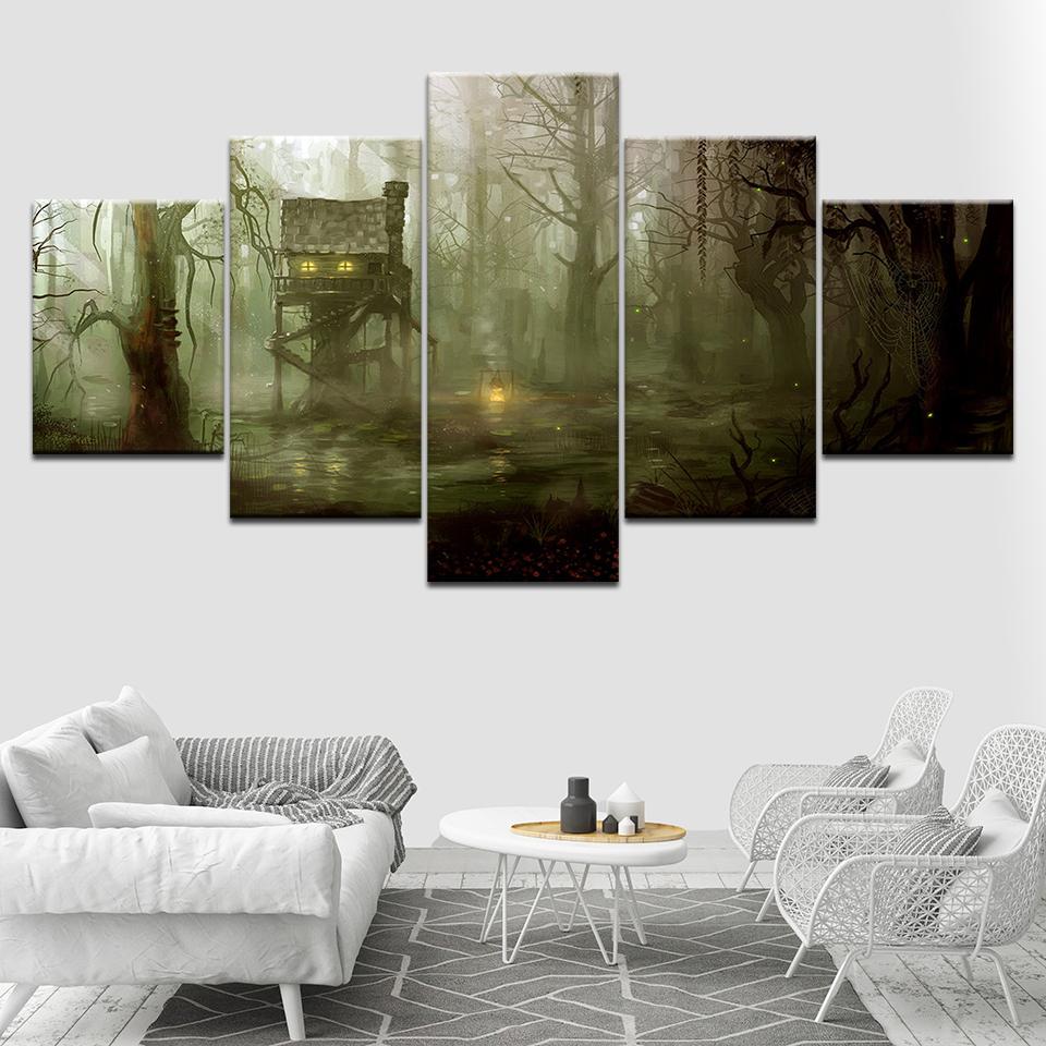 

The Curse of Strahd Annals 5 Piece Wallpapers Art Canvas Print modern Poster Modular art painting for Living Room Home Decor 20x35 20x45 20x55cm