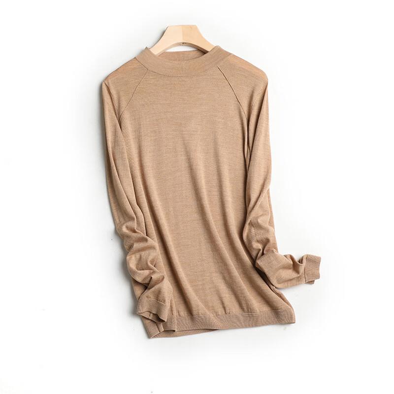 Women's Fine Wool Round Neck Knitted Sweater