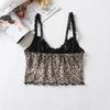 Sexy Leopard Print Slim Fit Women's Sling Top - European & American Style
